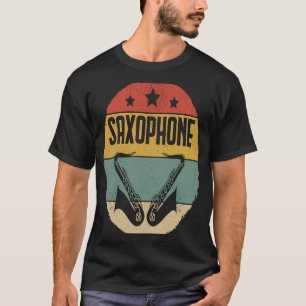 Saxofoon Saxafoon Speler Muziek Jazz Tenor 10 T-shirt