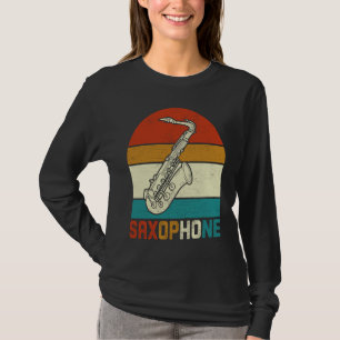 Saxofoon Saxafoon Speler Muziek Jazz Tenor 13 T-shirt