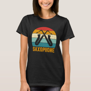 Saxofoon Saxafoon Speler Muziek Jazz Tenor 7 T-shirt