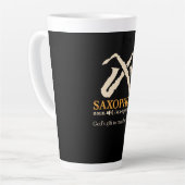 Saxofoon - Saxofoon Definitie Latte Mok (Linkerhoek)