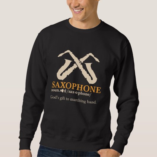 Saxofoon - Saxofoon Definitie Trui (Voorkant)