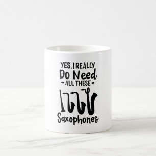 Saxofoon - Saxofoon Types Koffiemok