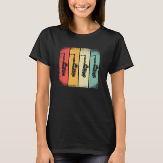 Saxofoon Saxofoonspeler Muziek Jazz Tenor T-shirt