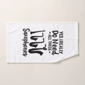 Saxofoon - Saxofoontypes Handdoek (Handdoek)