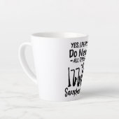 Saxofoon - Saxofoontypes Latte Mok (Linkerhoek)