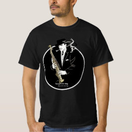 Saxofoon Sing Secret Swing T-shirt