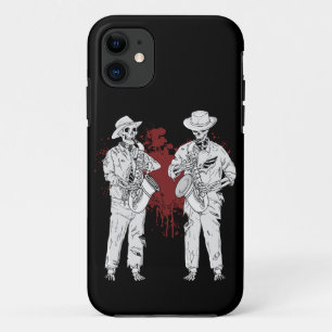 Saxofoon Speler Mannen Muziek Big Band Saxofonist Case-Mate iPhone Case