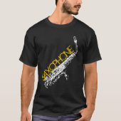 Saxofoon T-shirt (Voorkant)