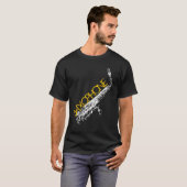 Saxofoon T-shirt (Voorkant volledig)