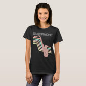 Saxofoon T-shirt (Voorkant volledig)