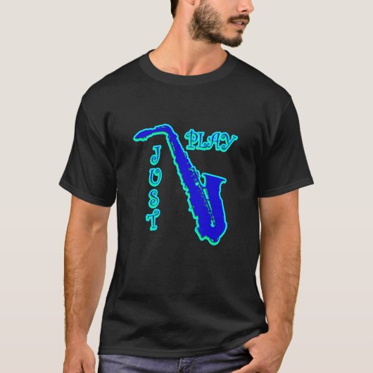 Saxofoon T-shirt (Voorkant)