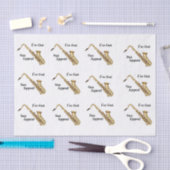 Saxofoon tissuepapier (Craft)