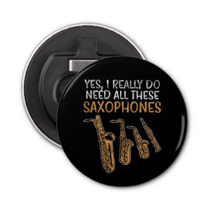Saxofoon Types Button Flesopener