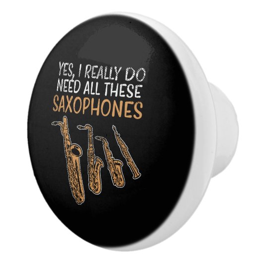Saxofoon Types Keramische Knop (Rechts)