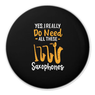 Saxofoon Types Keramische Knop