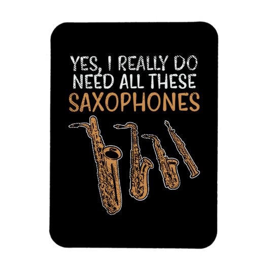 Saxofoon Types Magneet (Verticaal)