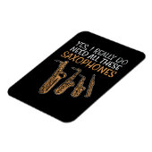 Saxofoon Types Magneet (Linkerzijde)