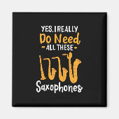 Saxofoon Types Magneet (Voorkant)