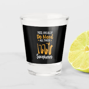 Saxofoon Types Shot Glas
