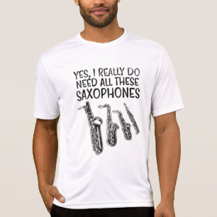 Saxofoon Types T-shirt