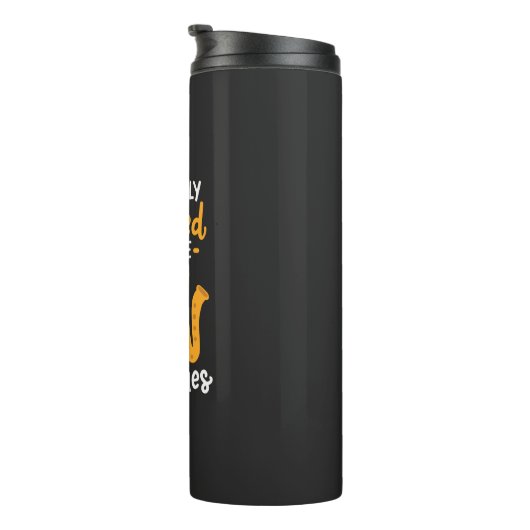 Saxofoon Types Thermosbeker (Geroteerd rechts)