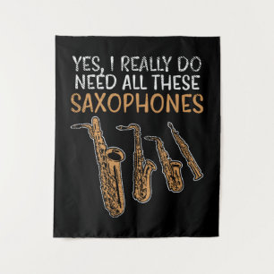 Saxofoon Types Wandkleed