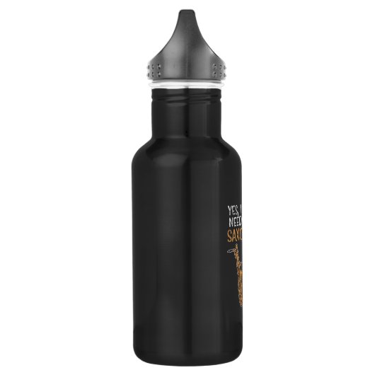 Saxofoon Types Waterfles (Links)