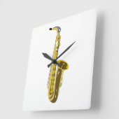 Saxofoon Vierkante Klok (Hoek)