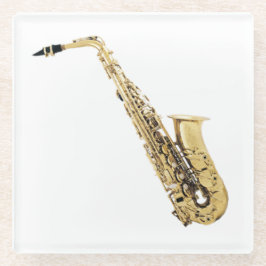 Saxofoonglas onderzetter