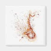 saxofoonmagneet magneet (Voorkant)