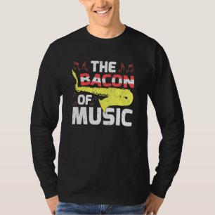 Saxofoonmuziek is het spek van de muziek t-shirt