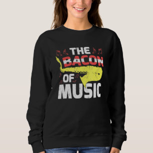 Saxofoonmuziek is het spek van de muziek trui