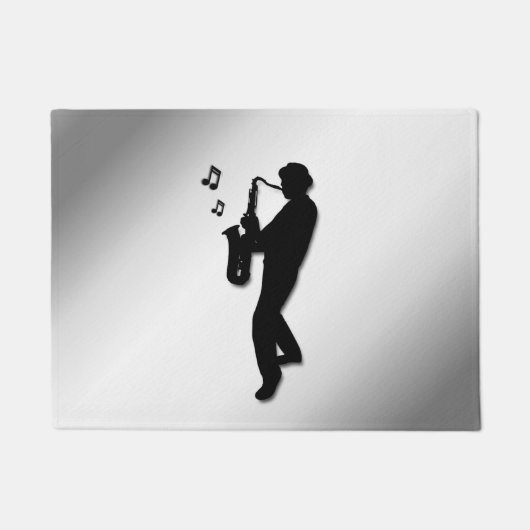 Saxofoonspeler Deurmat (Voorkant)