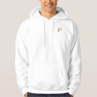 Saxofoonspeler Hoodie - Vintage Jazz Sax Design
