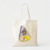 Saxofoonspeler in de Schijnwerpers Tote Bag (Voorkant)