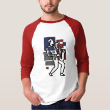 Saxofoonspeler T-shirt | Cadeau voor jazzmuzikant