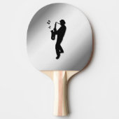 Saxofoonspeler Tafeltennisbatje (Voorkant)