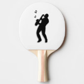 Saxofoonspeler Tafeltennisbatje (Voorkant)