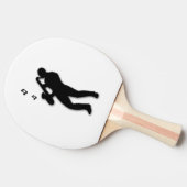 Saxofoonspeler Tafeltennisbatje (Zijkant)