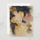 Saxoleine , Frankrijk 1890 Briefkaart (Voorkant / Achterkant)