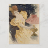 Saxoleine , Frankrijk 1890 Briefkaart (Voorkant)