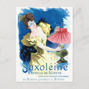 "Saxoleine French Petrol Ad Briefkaart