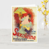 Saxoleine, Jules Chéret Kaart (Gele Bloem)
