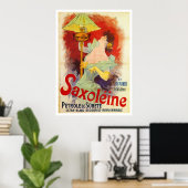 Saxoleine, Jules Chéret Poster (Thuiskantoor)