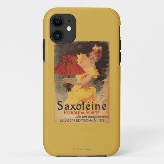 Saxoleine Lamp Oil Red Lampshade Case-Mate iPhone Case (Achterkant)