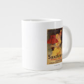 Saxoleine Lamp Oil Red Lampshade Grote Koffiekop (Voorkant rechts)