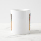 Saxoleine Lamp Oil Red Lampshade Grote Koffiekop (Voorkant)