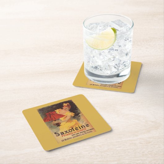 Saxoleine Lamp Oil Red Lampshade Kartonnen Onderzetters (Insitu)