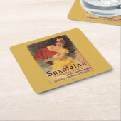 Saxoleine Lamp Oil Red Lampshade Kartonnen Onderzetters (Schuin)