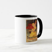 Saxoleine Lamp Oil Red Lampshade Mok (Voorkant rechts)